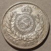 Brazilia 1000 Reis Argint 1888 Pedro II - Moneda Istorica America de Sud