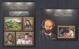 R.Centrafricana 2013 - Pictura - PAUL CEZANNE - BL + KB - MNH - MI. 30 Eur., Nestampilat