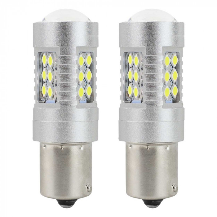 Led Canbus 3030 24smd 1156 Ba15s P21w Alb 12v/24v Amio 01445