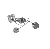 Lampa de tavan Briloner, 3 becuri halogen-nu sunrt incluse