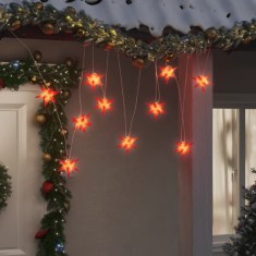 vidaXL Lumină de Crăciun 10 LED-uri roșu 10 cm