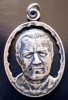 Medalion Argint Sterling Papa Pius X Religios 4.2g, 26mm - Pandantiv Argint Patinat &quot;Pray For Us&quot;