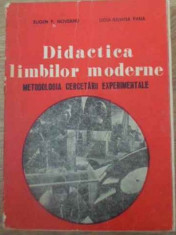 DIDACTICA LIMBILOR MODERNE METODOLOGIA CERCETARII EXPERIMENTALE-EUGEN P.NOVEANU LIGIA-IULIANA PANA foto