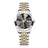 Ceas dama de mana Poedagar Quartz Elegant Casual Fashion Otel Argintiu Auriu Negru