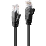 Cablu Lindy 2m Cat.6 U/UTP, Black, &quot;LY-48078&quot; (timbru verde 0.08 lei)