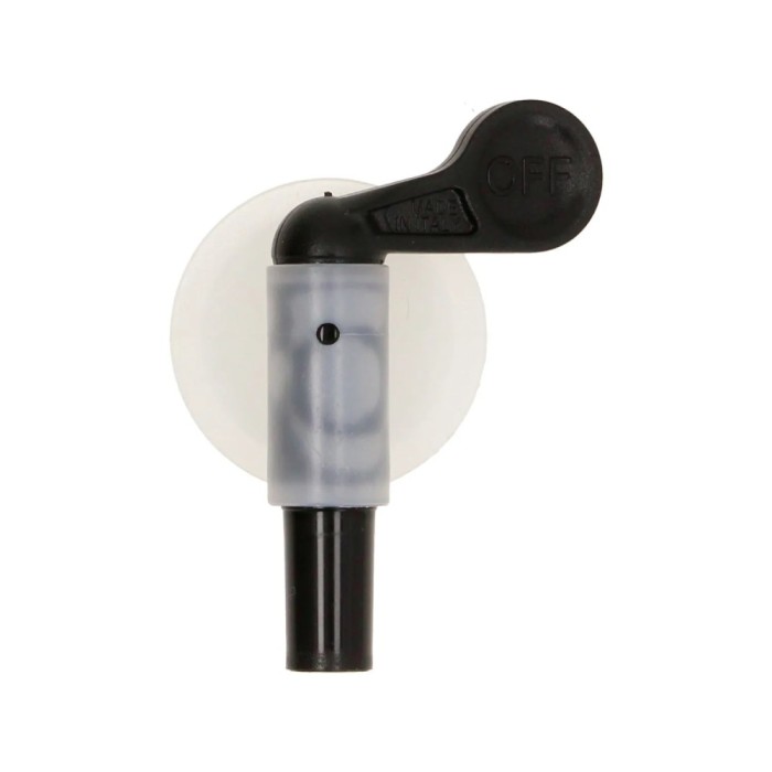Ablasshahn f&uuml;r Kunststoffbeh&auml;lter, PVC