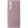 Husa silicon TPU Matte bej-roz pentru Honor 70 5G