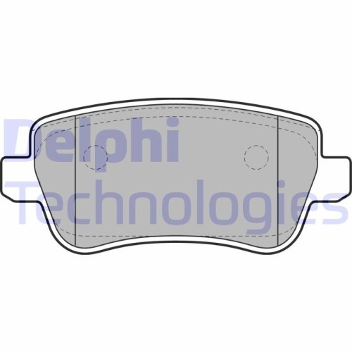 Delphi set placute frana, frana disc
