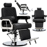 Scaun de frizerie hidraulic pentru salonul de frizerie barber shop Nilus Barberking