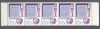 Russia USSR 1963 Nuclear testing treaty x 5 MNH S.602, Nestampilat