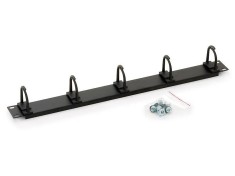 Organizator cabluri orizontal Triton 1U,5 x small click-in ring 35x30