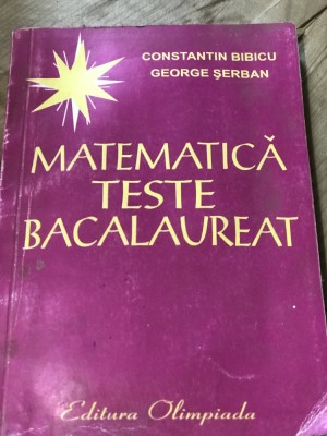 DVP4 Matematica teste Bacalaureat foto