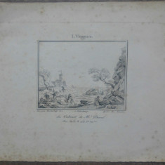 Gravura dupa I. Vernet// Sankt Petersbourg 1812