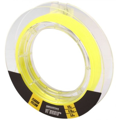 Fir Textil Spro PowerCatcher Vi&amp;#039;Braid, Yellow, 0.16mm, 9.00kg, 125m foto