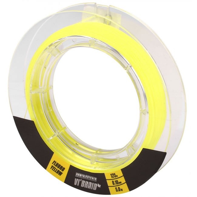 Fir Textil Spro PowerCatcher Vi&#039;Braid, Yellow, 0.16mm, 9.00kg, 125m