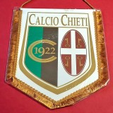 Fanion fotbal - CALCIO CHIETI 1922 (Italia) - folie de protectie si dimensiuni mari 32X23 cm
