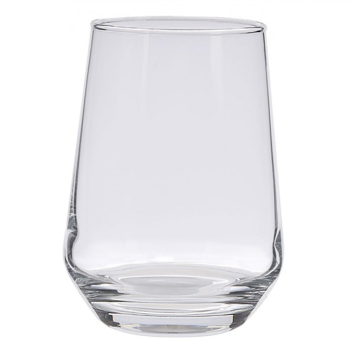 Pahar Sticlă Stylish, Capacitate 390ml, Transparent