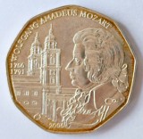 AUSTRIA 5 EURO 2006 WOLFGANG AMADEUS MOZART ARGINT CU PATINA FINA AUNC, Europa