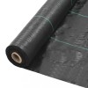 Membrană antiburuieni &amp; antirădăcini, negru, 2 x 25 m, PP