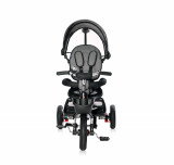 Tricicleta pentru copii Zippy Air control parental 12-36 luni Graphite, Lorelli
