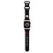 Curea pentru Apple Watch 1/2/3/4/5/6/7/8/9/10/SE/SE 2 (38/40/41/42mm) - Hello Kitty Strap Silicone Kitty Head (HKAWMSCHBLK) - Black