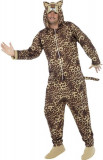 Costum leopard, maro, L - dimensiune 42&quot;-44, Oem