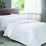 Cumpara ieftin Lenjerie Jacquard Daria Alb (Satin Deluxe)