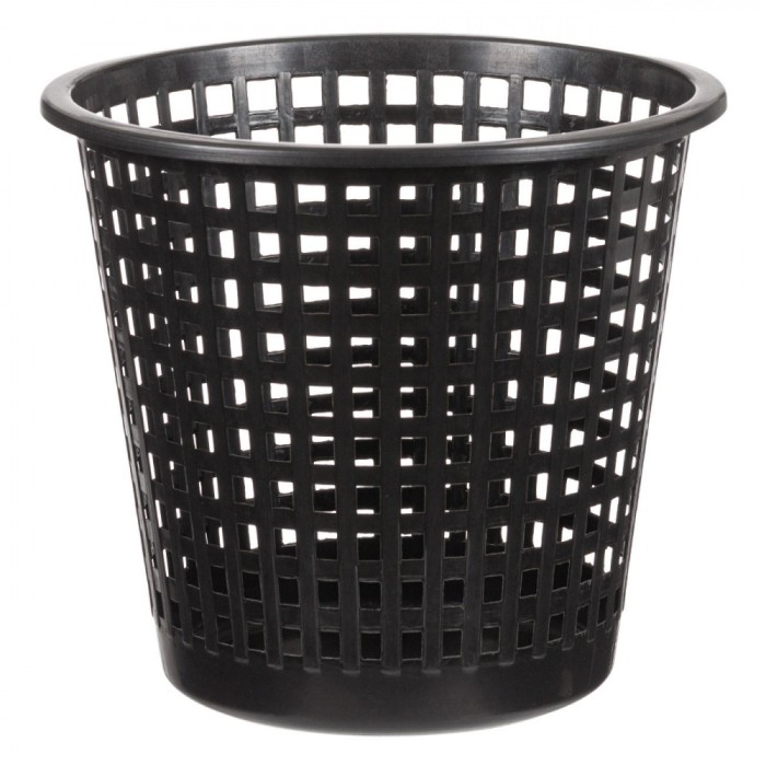 Cos de Gunoi, Model 30x27.5cm, Capacitate 11.8L, Plastic, Culoare Negru