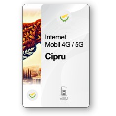 eSIM Internet Cipru, valabil 7 zile, trafic 1 GB, Standard