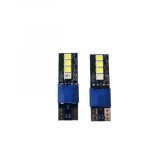 Set 2 becuri auto W5W/ T10- 6 smd-alb