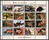 Umm al-Kaiwain 1972 Mi 1146/61 MNH - Animale (II) (format mic 45&euro;), Nestampilat