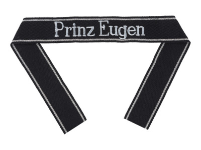 WW2 Banderola Germana 7 SS Waffen Prinz Eugen Divizion Officer foto