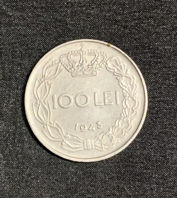 Moneda 100 lei 1943 foto
