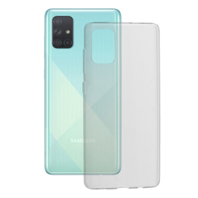 Husa silicon Samsung Galaxy A71 Transparent foto