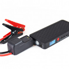 Baterie externa AMiO, mini robot pornire motor 12V si incarcator dispozitive electronice USB 5V , Jump Starter Auto