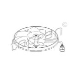 Ventilator, radiator SKODA SUPERB II (3T4) (2008 - 2015) TOPRAN 111 285