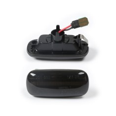 Set 2 lampi semnalizare laterala fumurie LED AUDI A3 S3 8P 2003-2008, A4 S4 RS4 B6 B7 2000-2005, A4 S4 RS4 B8 2005-2008, A6 S6 RS6 C5 2000-2005, A6 S6