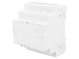 Carcasă DIN ABS gri 90mm x 70mm x 65mm UL94V-0, KRADEX