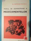 Modul Administrare Medicamente Al. Duminica Moisescu 1979, carte medicina, 110 pagini, editura medicala