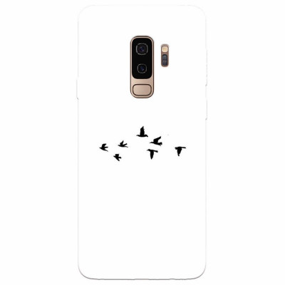 Husa silicon pentru Samsung S9 Plus, Birds foto