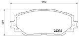 BREMBO P 83 082 PRIME LINE set placute frana,frana disc