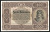 Q464 UNGARIA 100 KORONA COROANE 1920 NECIRCULATA UNC text in limba romana