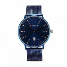 Ceas de mana barbati elegant - Curren - M8302BLUE foto