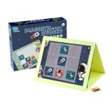 Joc de sudoku magnetic eMazing, 35 Piese - tematică spațială, culoare albastru