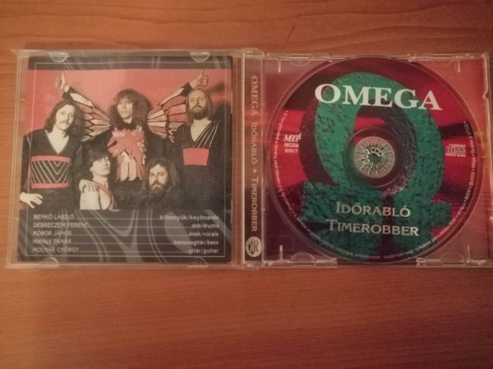 Cd audio Omega Idorablo Time Robber Mega 2002 HU NM