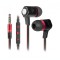 Handsfree Casti In-Ear Defender Lance, Cu microfon, 3.5 mm, Negru Rosu