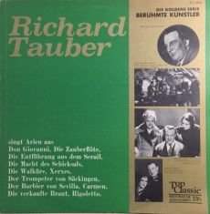 Richard Tauber Singt Arien (Top Classic Records) opera, disc vinil foto