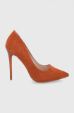 Cumpara ieftin Answear Lab Pantofi cu toc culoarea portocaliu