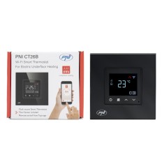 Aproape nou: Termostat inteligent PNI CT26B WiFi incalzire in pardoseala electrica