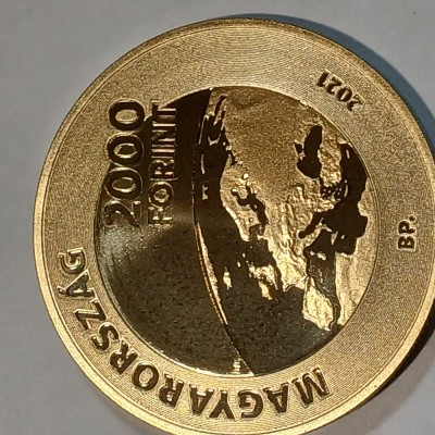 Moneda comemorativa 2000 forinti Ungaria 2021 foto